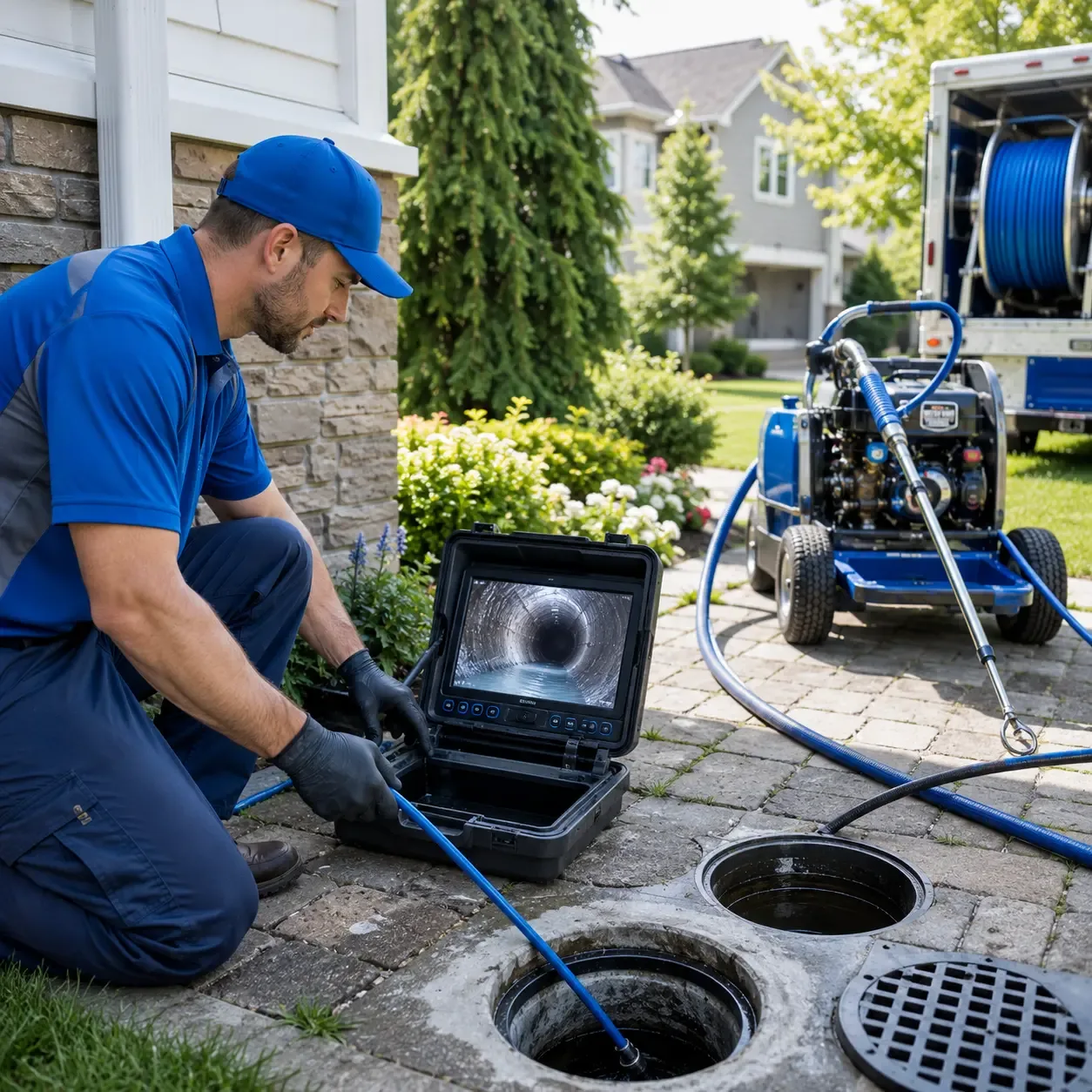 Outdoor drain cleaning professionals serving Reddell, LA